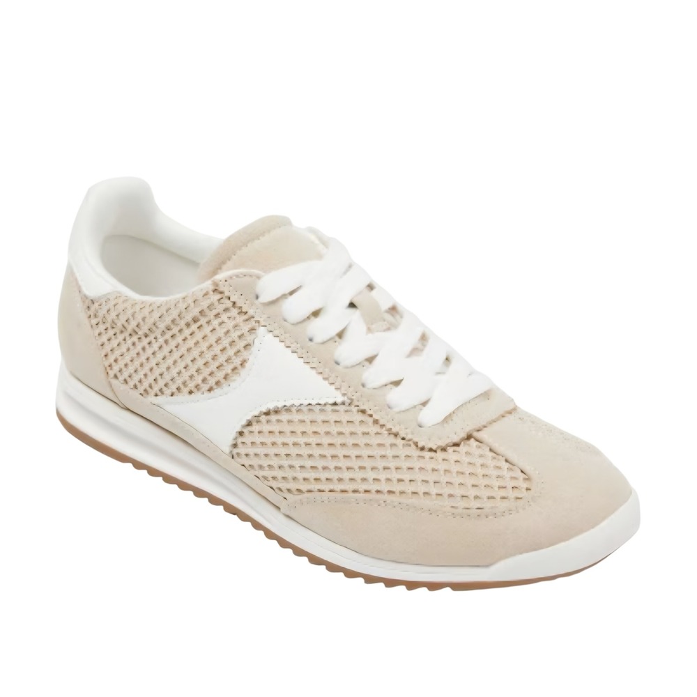 Universal Thread Womens Tan Mesh Faux Suede Memory Foam Sneakers Size 11